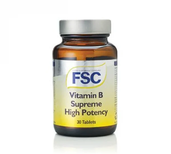 Order FSC Vitamin B Supreme High Potency 30s Tablets Online Sale Best Price Store UK Delivery