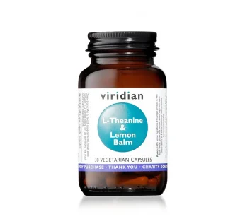 Viridian L-Theanine and Lemon Balm 30’s Capsules