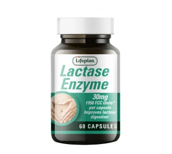 Lifeplan Lactase Enzyme 30mg 60’s Capsules